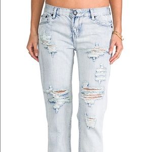 One Teaspoon Distressed Denim Jeans